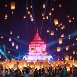 [단독] 태국 치앙마이 2025 CAD Khomloy 러이끄라통 풍등 축제