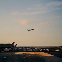 Flying back home from Seoul