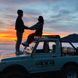 [상위1%한국어가이드] 발리 일출 지프 투어 (낀따마니 카페 or 블랙 라바)