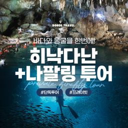 [보홀트래블] 나팔링+히낙다난 투어 스노클링 정어리떼 체험 프리다이빙