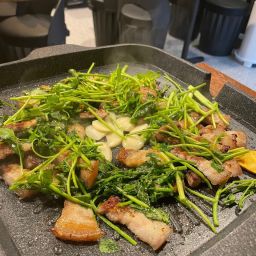 草を食べる豚 Thumbnail