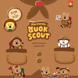 Dinotaeng Quok Scout Character POP-UP Thumbnail