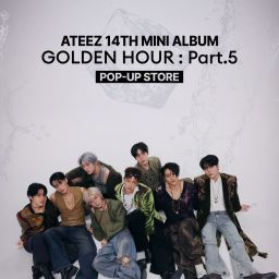 ATEEZ - HOUR Part.5 GOLDEN : 5万ウォン POP-UP [GOLDEN Album トレカ