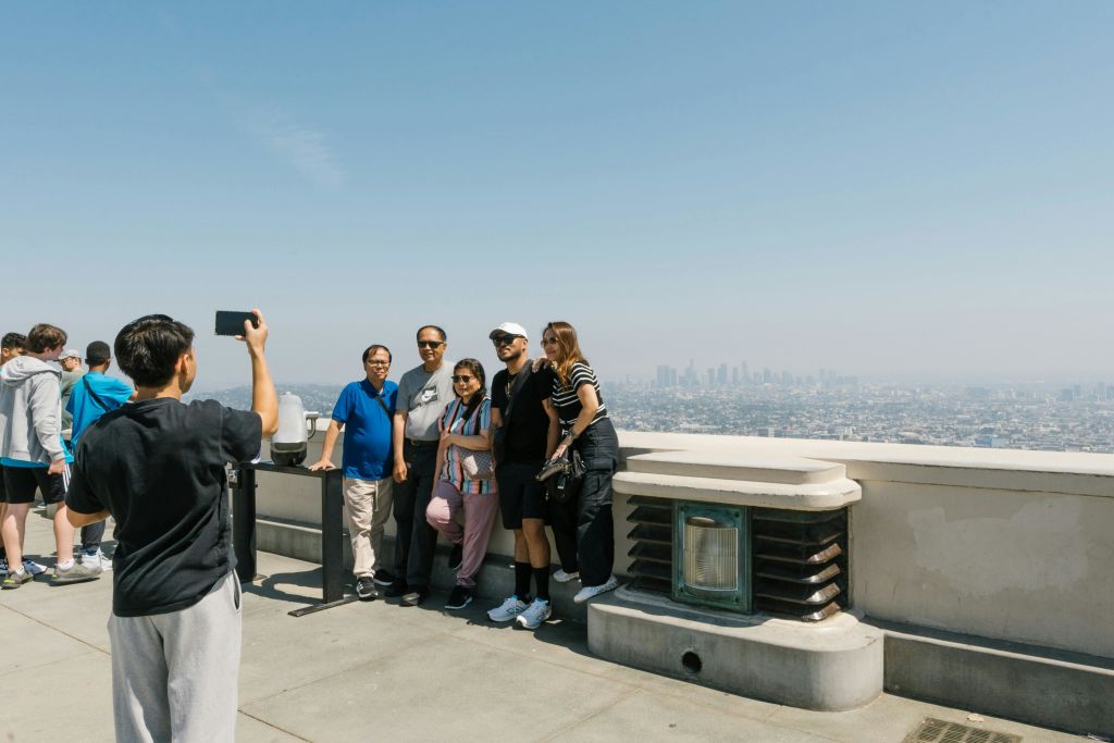 그리피스 천문대에서 바라본 로스앤젤레스 풍경