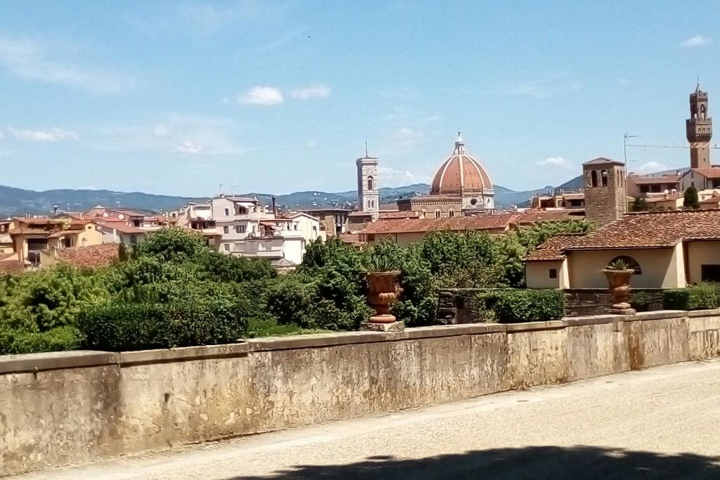 보볼리 정원에서 바라본 풍경