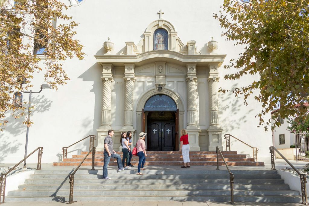 샌디에고 구시가지 원죄 없으신 잉태 성당 도보 투어