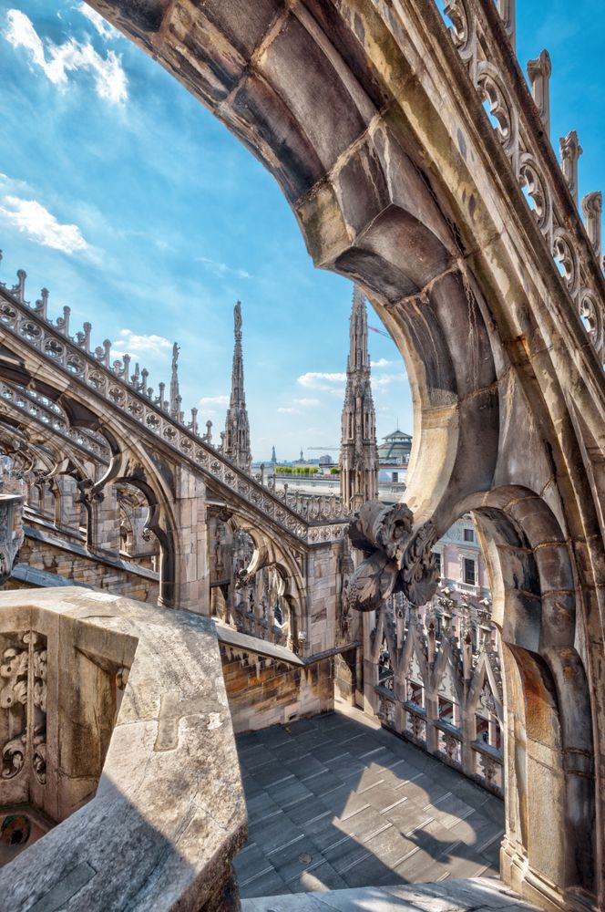 두오모에서 바라보는 뷰