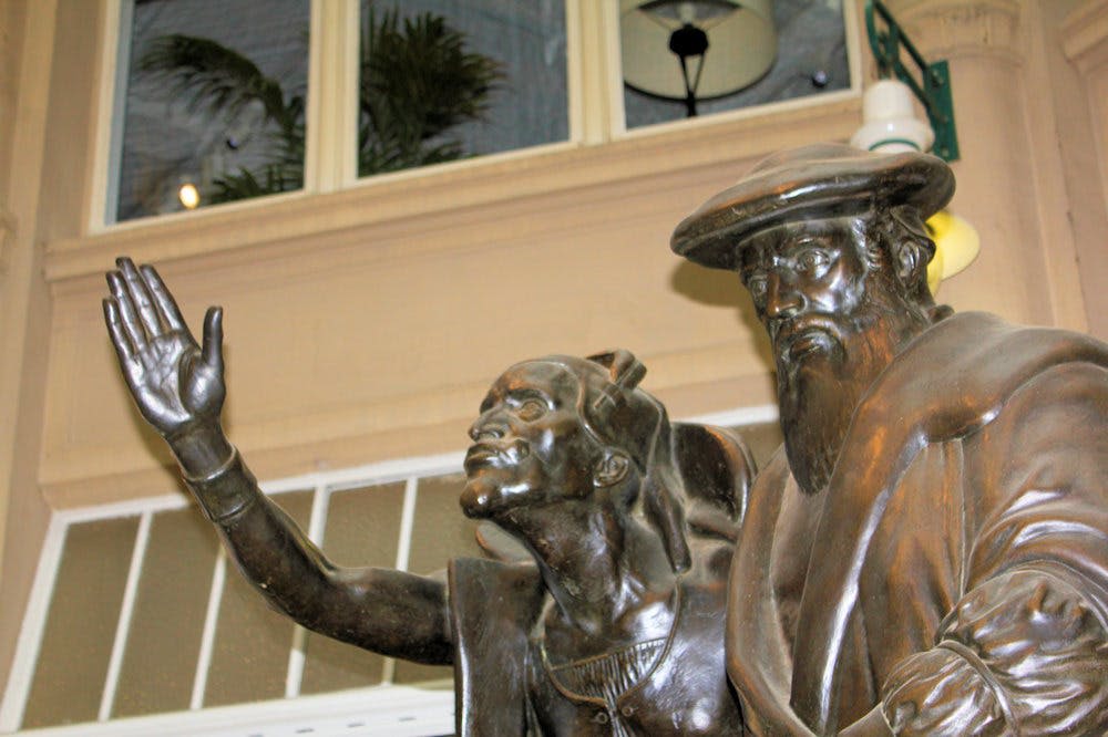 Faust und Mephisto in der Mädler-Passage