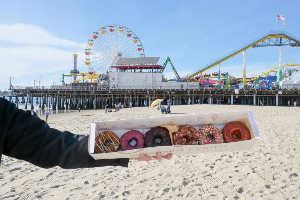 보드워크/해변/도넛