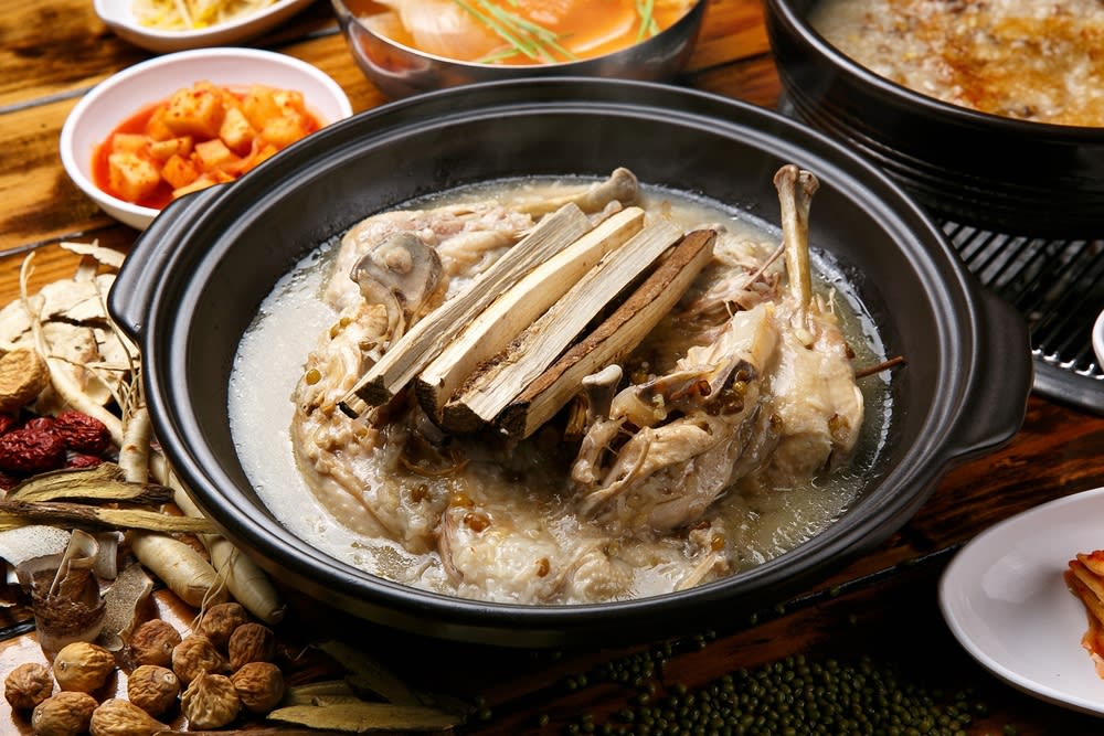 약초 약 도라지 백숙