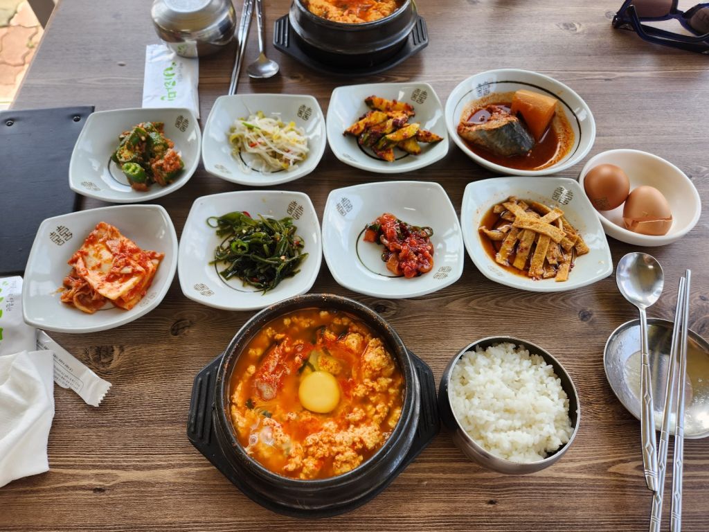 전통 맷돌 순두부