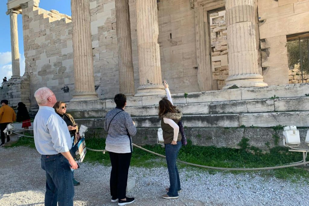 아테네 아크로폴리스와 아크로폴리스 박물관 역사 유적지 가이드 투어