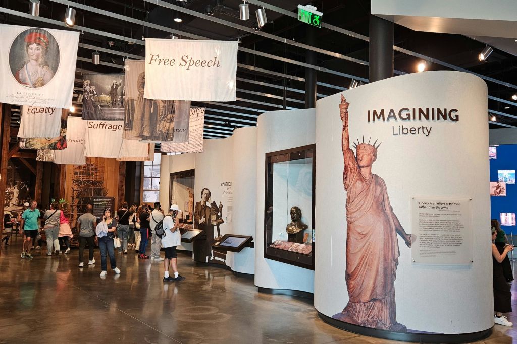 자유의 여신상 박물관 내부