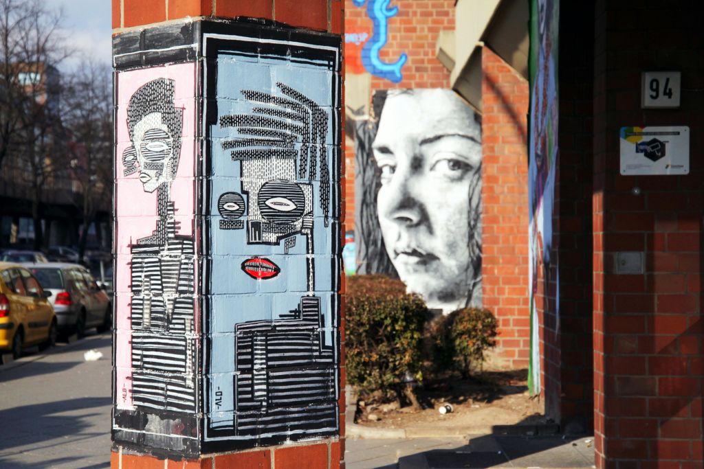 베를린 거리 벽화