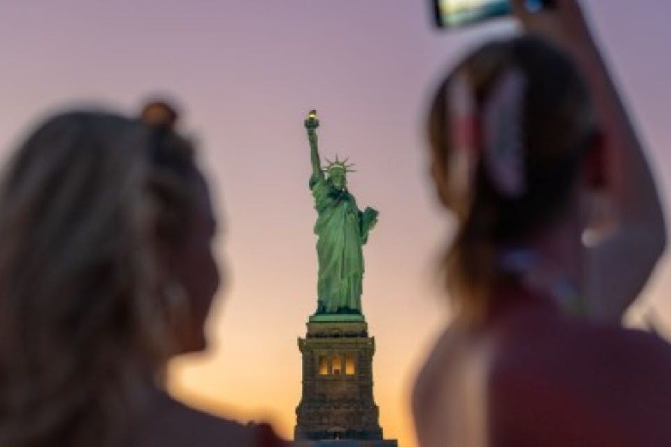 자유의 여신상 전망