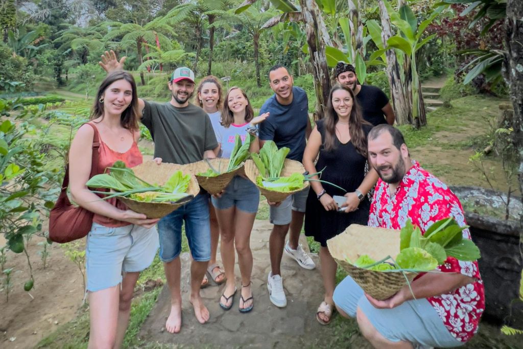 발리 전원 지역에서 즐기는 쿠킹 클래스