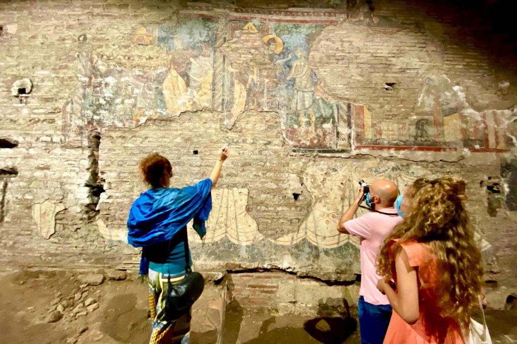 트라스테베레의 성크리소고노 대성당 지하