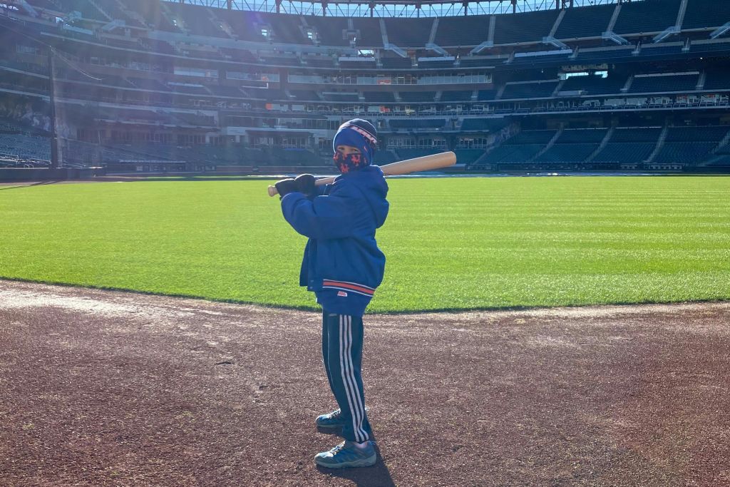 시티 필드 스타디움의 경기장에서