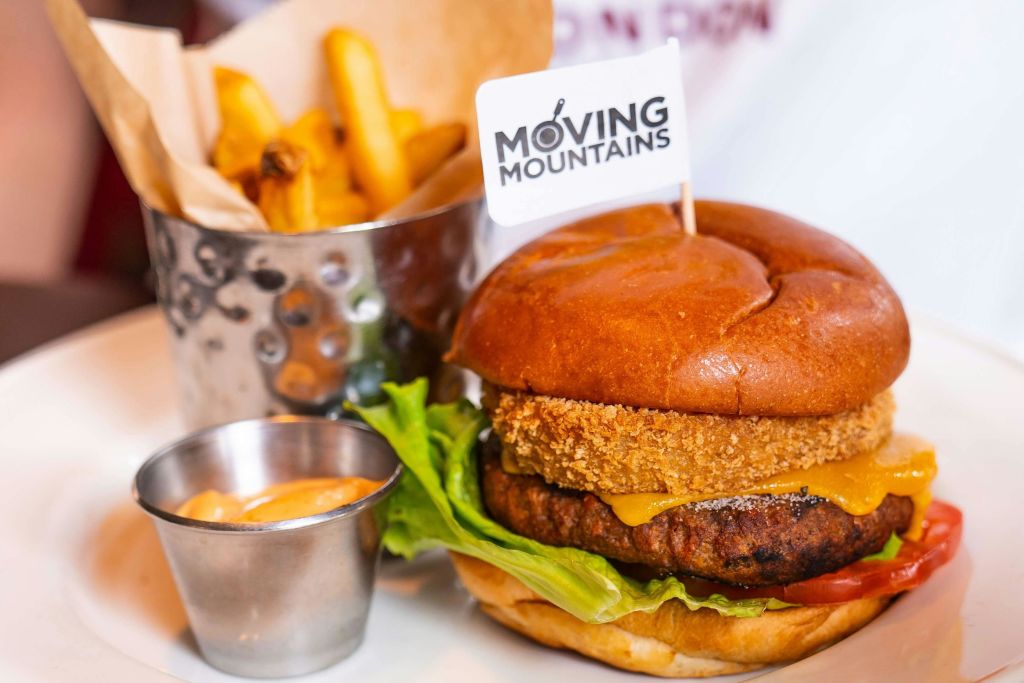 채식 하드록 카페 무빙마운틴 버거