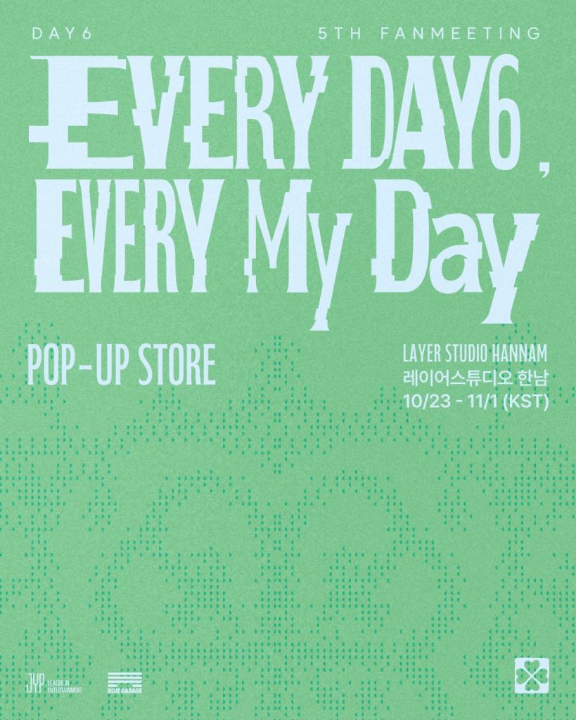 DAY6 5TH FANMEETING POP-UP STORE