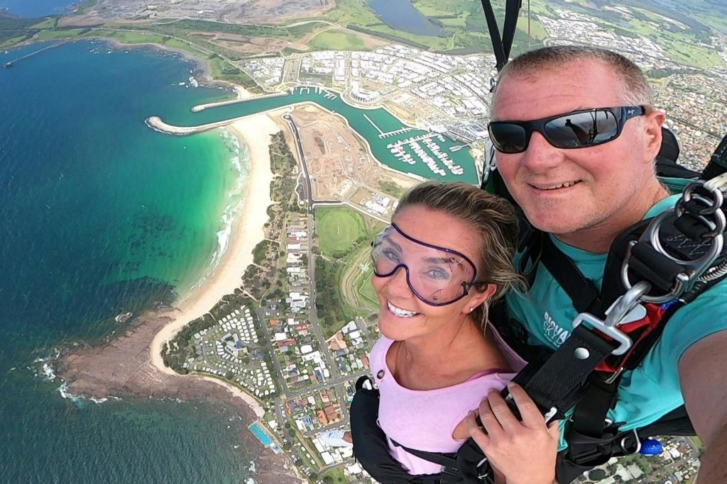 스카이 다이빙-쉘하버-시드니