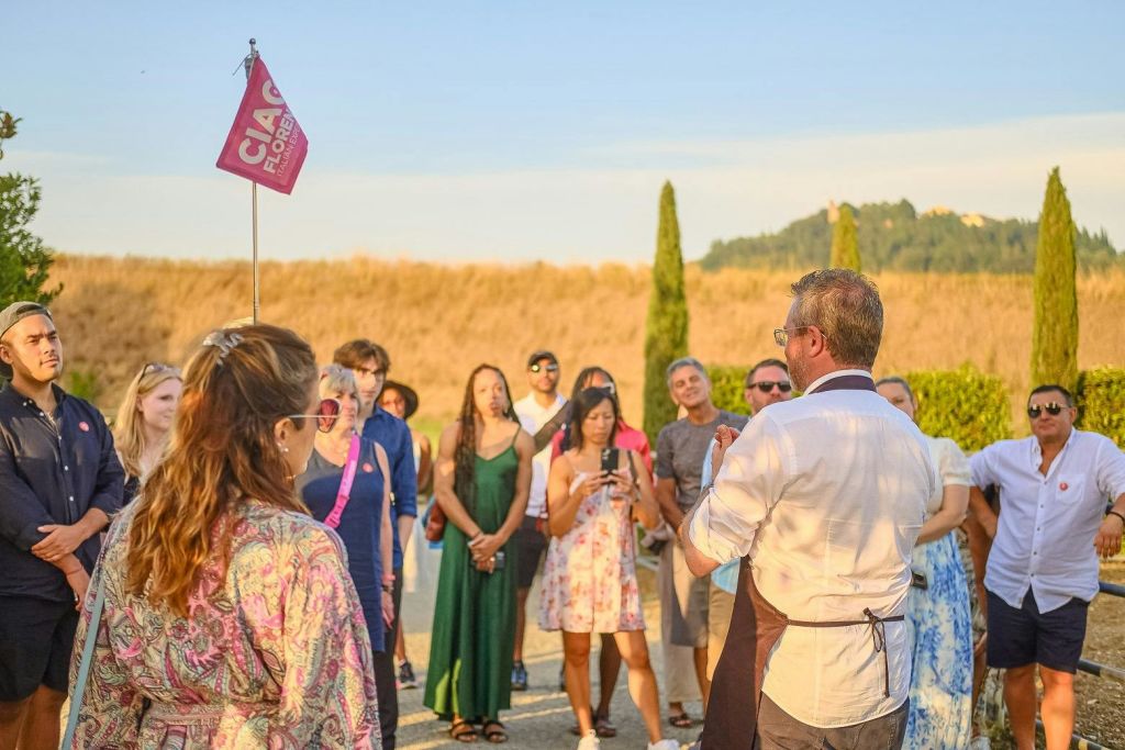 포도원에서 즐기는 시음