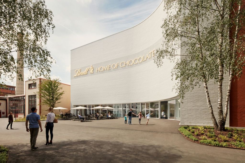 린트 초콜릿의 정면