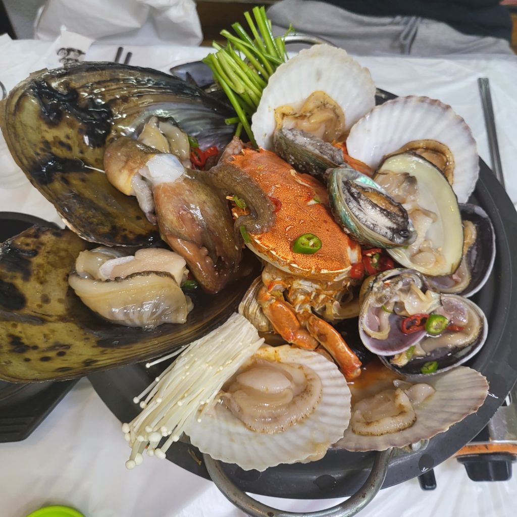 신화 조개구이