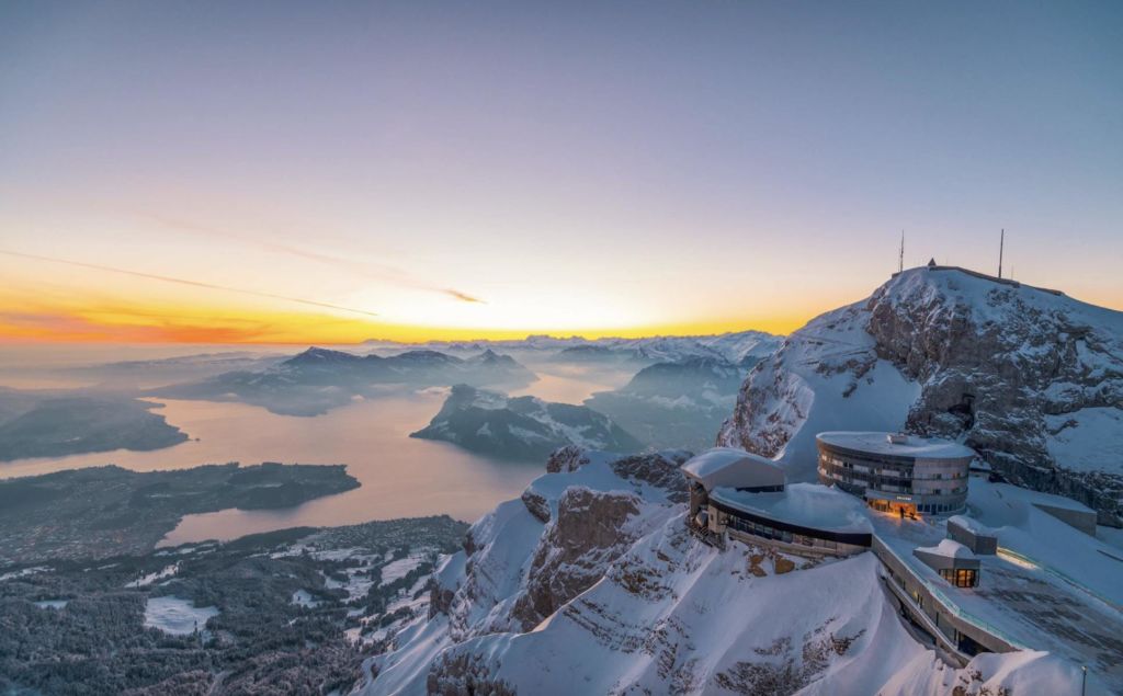 필라투스 쿨름에서 바라보는 전망