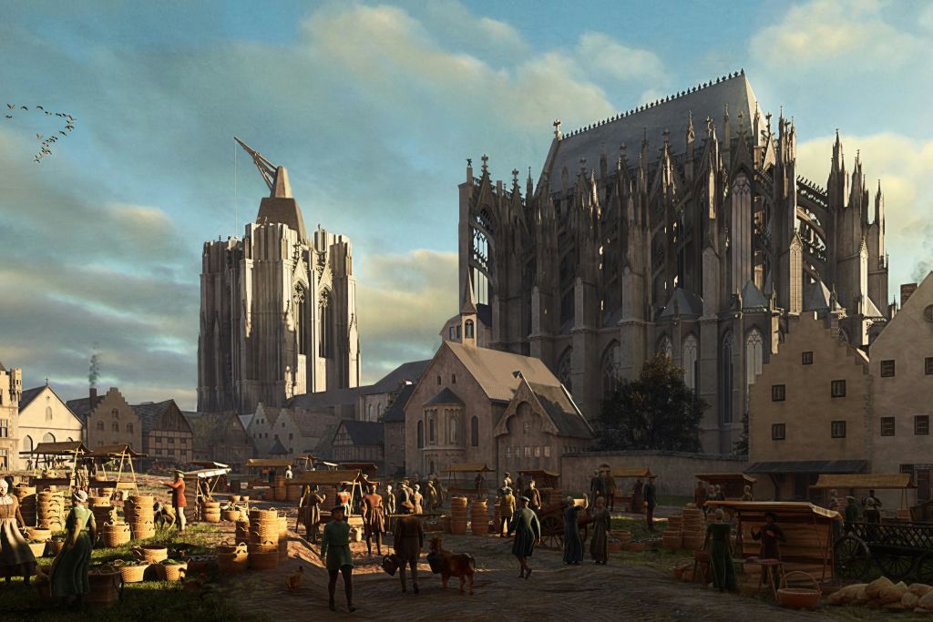 대성당 건물의 가상 모습