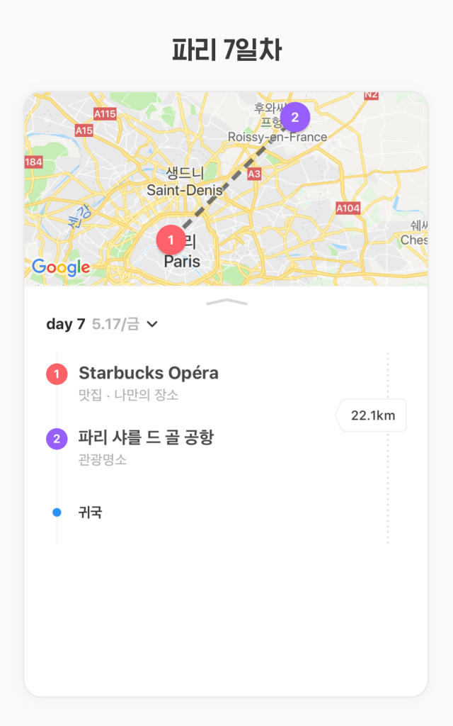 [7일차] 스타벅스 오페라점에 들렸다 한국으로 귀국!