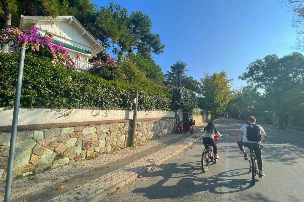 왕자의 섬에서 자전거 타기!