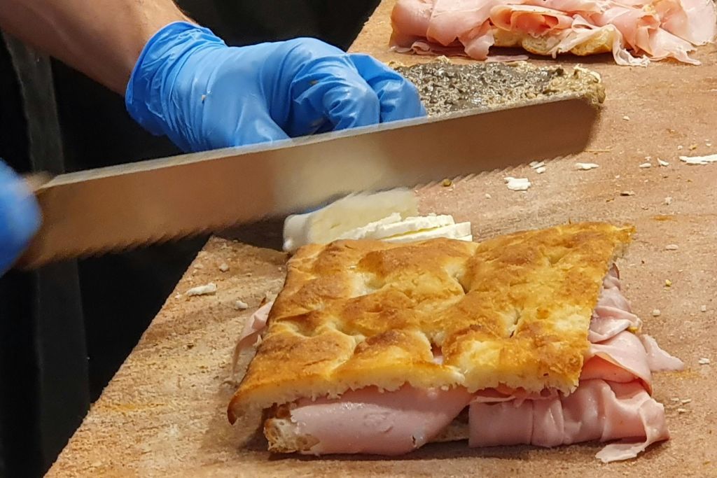 All 'Antico Vinaio schiacciata