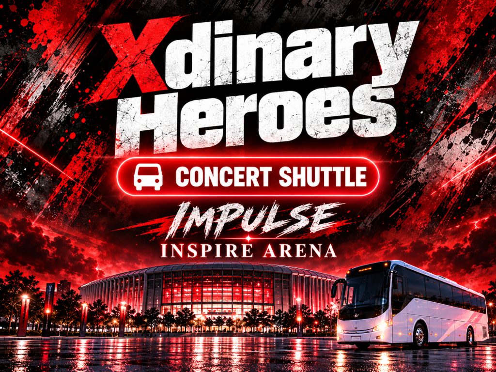 [Xdinary Heroes] Concert〈IMPULSE〉: Inspire Arena KPOP Shuttle Tour : Seoul ⇄ Venue / One-Way , Incheon Airport Drop-off 