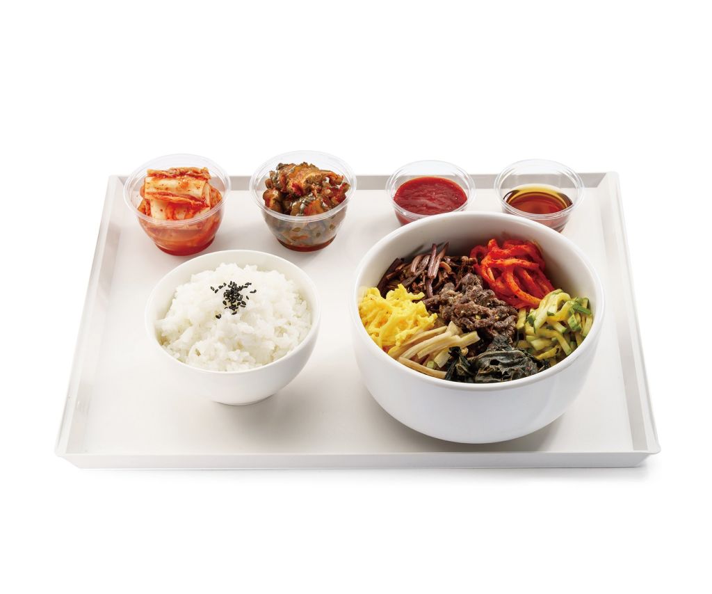 특별 기내식인 산채비빔밥