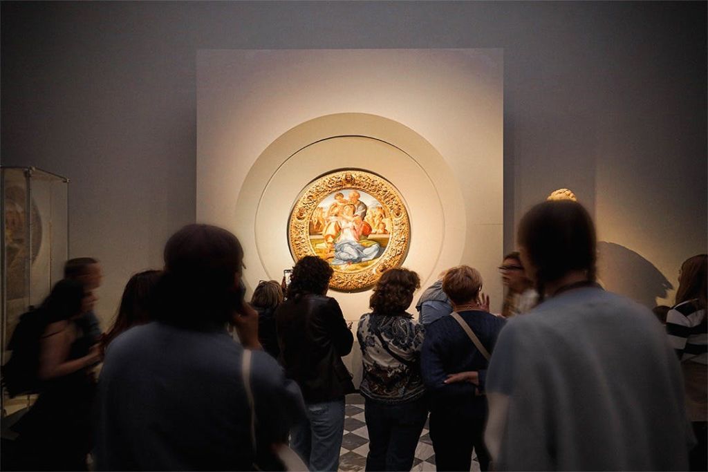 Holy Family (Tondo Doni) by Michelangelo