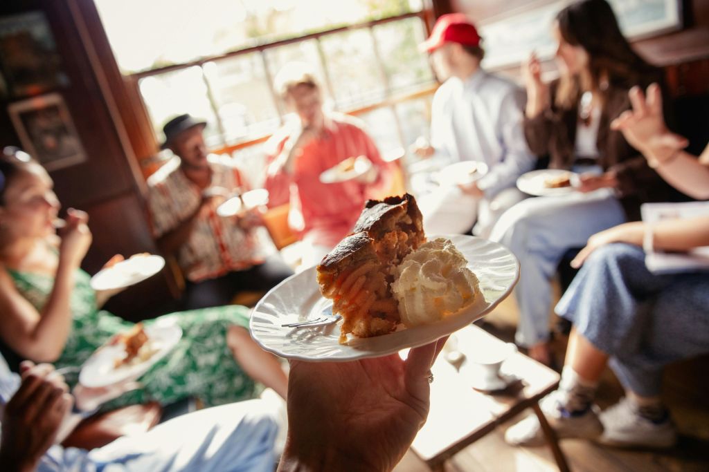 사과 파이와 크림