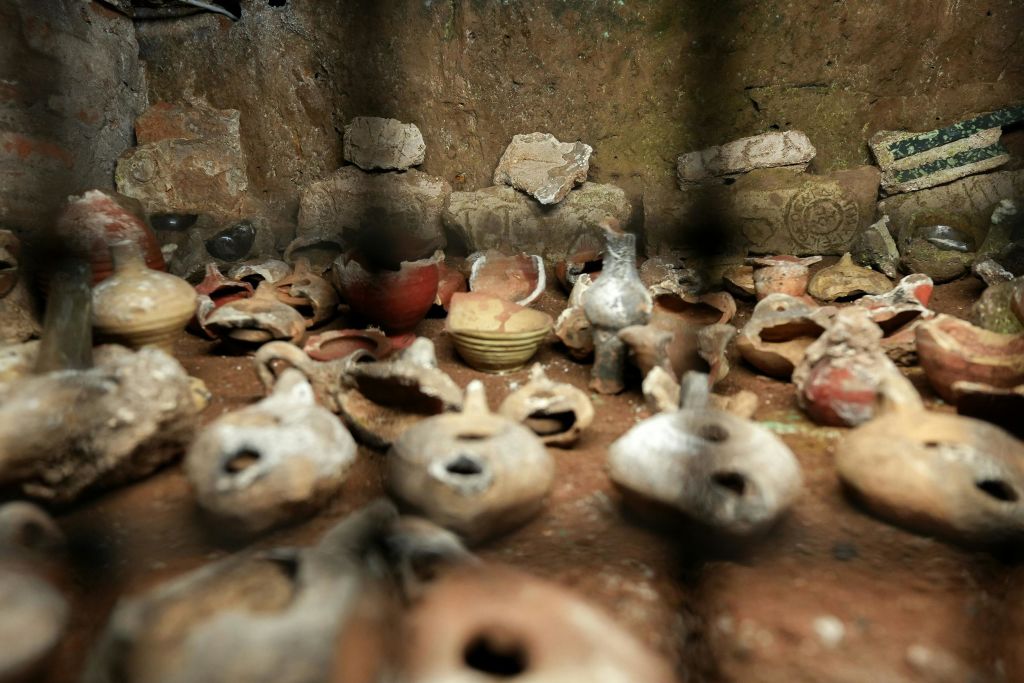 로마의 숨겨진 과거에서 발굴된 보물.