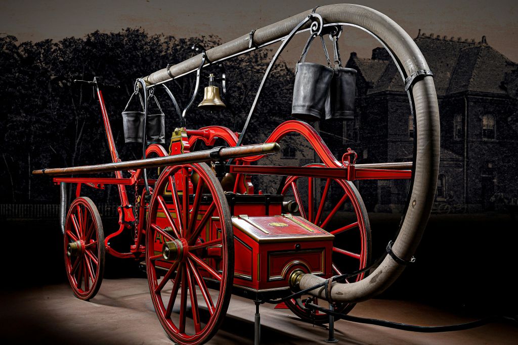 1866년 Hunneman Hand Pumper