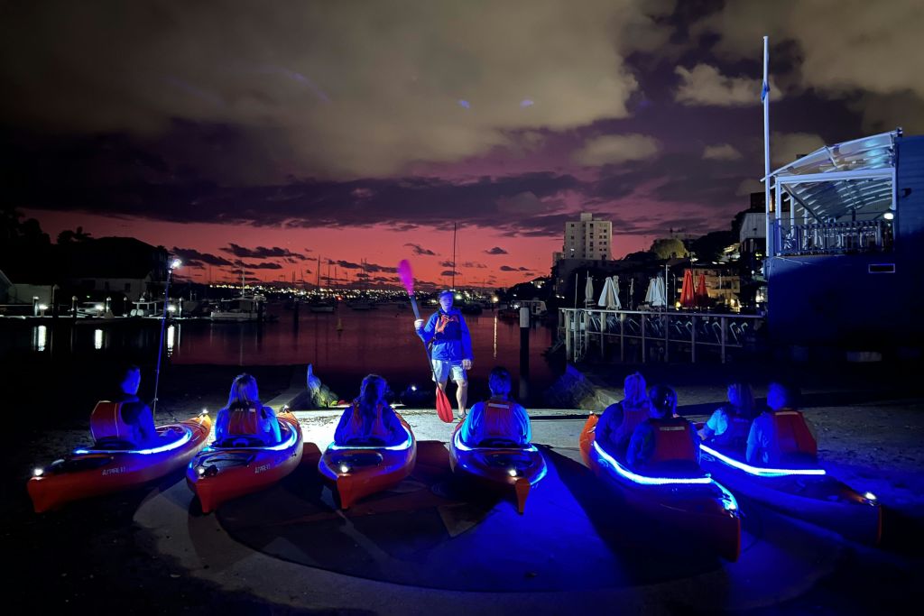 각 카약 세션 전 안전 브리핑