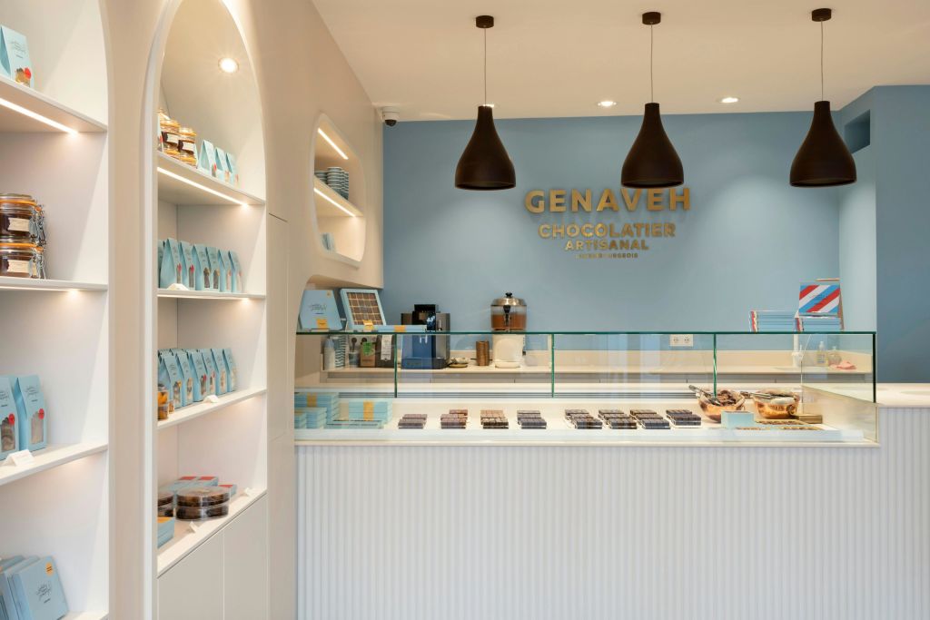 제나베 초콜릿 가게 내부
