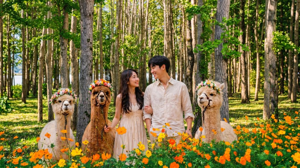 [Best Seller] Nami Island + Alpaca World + Gangchon Railbike Day Tour from Seoul