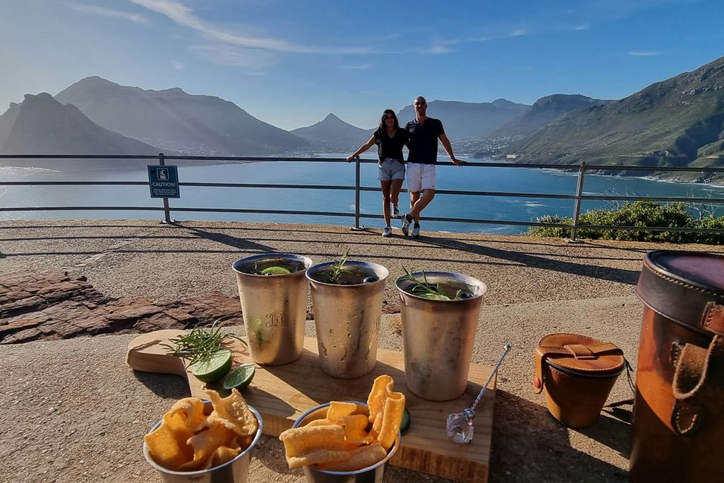 호우트베이 전망대에서 점심식사