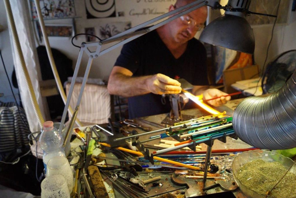 유리 공예 수업