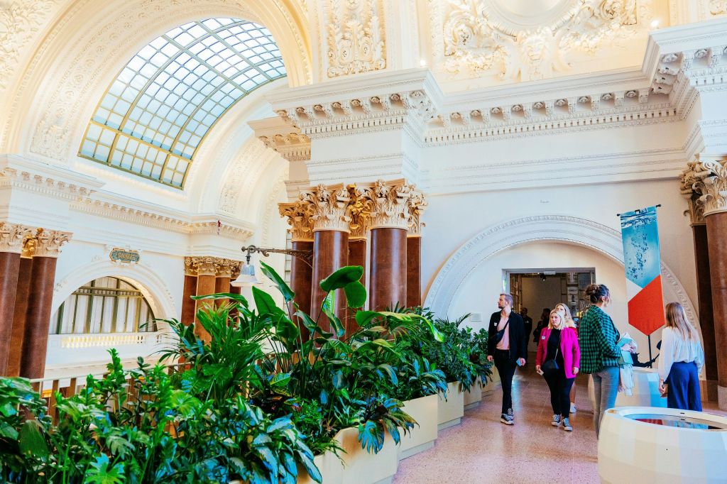 벨기에 맥주 세계 증권 거래소 내부