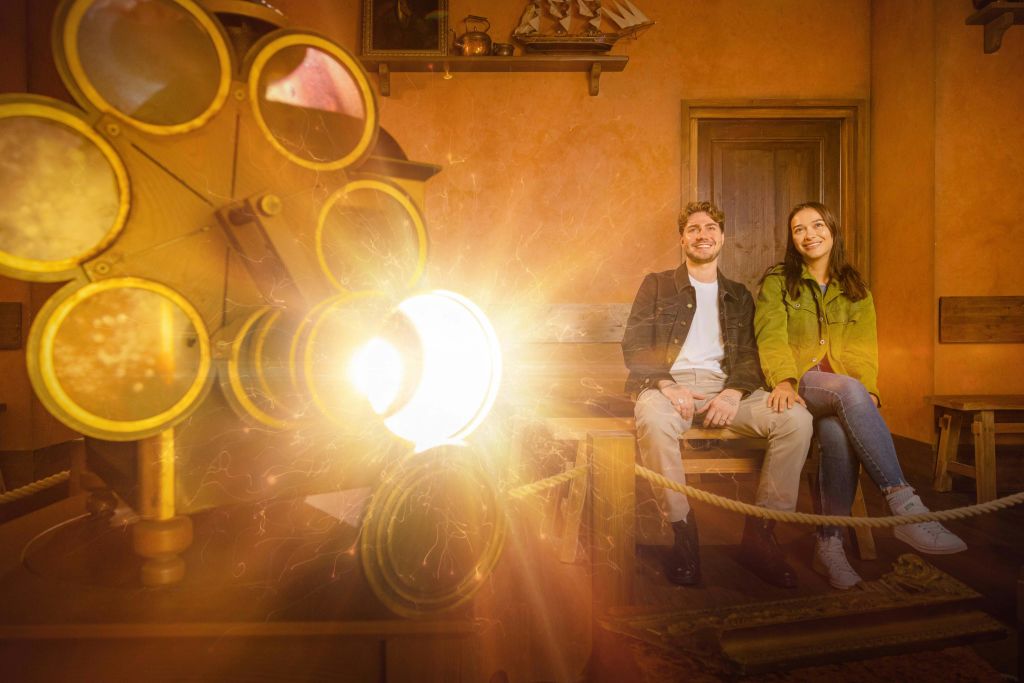 마법의 등불…….