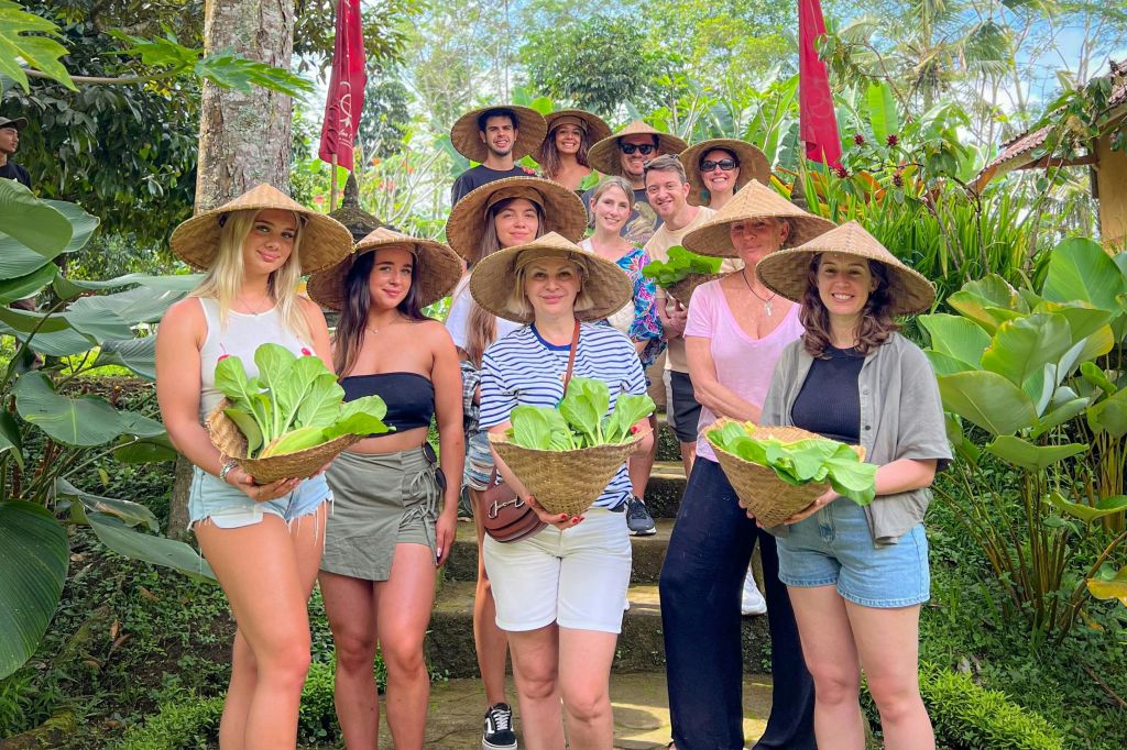 유기농 농장 수확. 현장에서 매우 신선한 제품