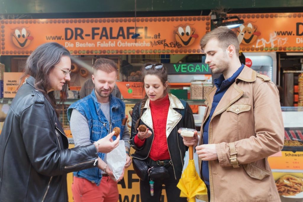 비엔나 최고의 팔라펠 박사 (나슈마르크트에만 위치)