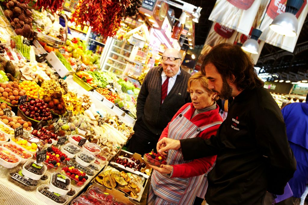 보케리아 시장에서 최고의 제품 선정
