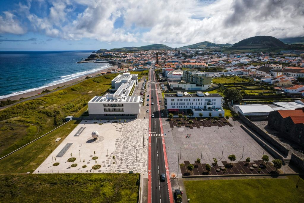 히베이라그란데 공중 전경